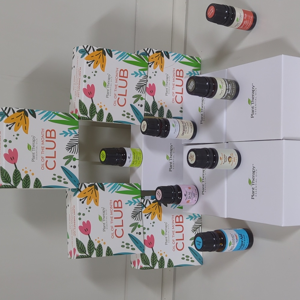 Plant Therapy 5 Oil of the Month + 2 all open